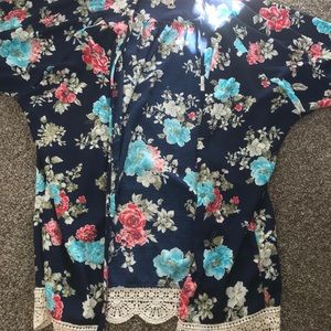 Floral cardigan